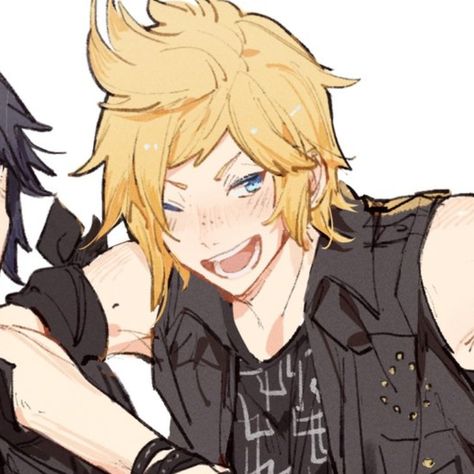 Final Fantasy Matching Icons Noctis, Noctis And Prompto Icon, Prompto Argentum Fan Art, Prompto Argentum Icon, Final Fantasy Matching Icons, Prompto Ffxv, Final Fantasy Xv Prompto, Matching Ideas, Prompto Argentum