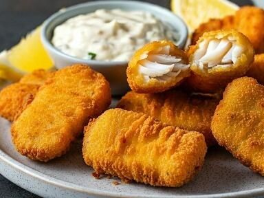 Fried Catfish Nuggets: A Crispy Southern Treat - NewsBreak Air Fry Catfish, Fry Catfish, Catfish Nuggets Recipes, Fried Catfish Nuggets, Sloppy Joes Biscuits, Catfish Nuggets, Cheesy Sloppy Joes, Chicken Alfredo Stuffed Shells, Spicy Dipping Sauce