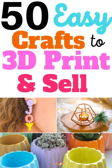 50 Best Crafts to 3D Print and Sell - What To Make And Sell, Useful 3d Prints, Profitable Crafts, Drukarka 3d, 3d Printing Business, 3d Printing Art, Best 3d Printer, 3d Printer Designs, 3d Printing Diy