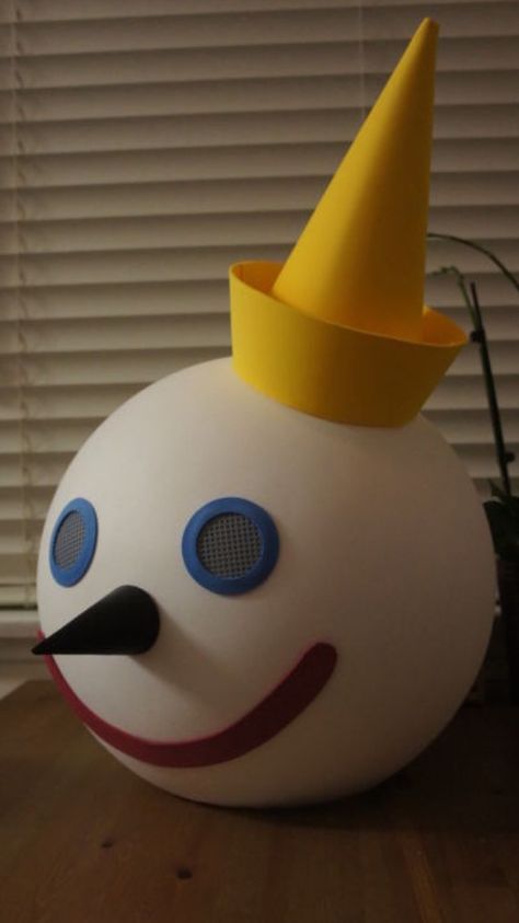 Jack in the box Halloween Costume head Jack In The Box Costume, Jack In The Box Halloween, Boxing Halloween Costume, Box Head, Box Costumes, Yellow Hat, Diy Cans, Jack In The Box, Diy Hat