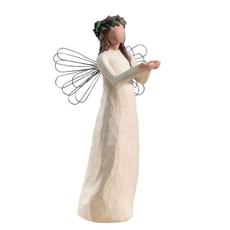 Willow Tree Angel of Christmas Spirit Willow Tree Statues, Willow Tree Figures, Willow Tree Nativity, Willow Tree Angels, Tree Angel, Willow Trees, Tree Statues, Willow Tree Figurines, I Believe In Angels