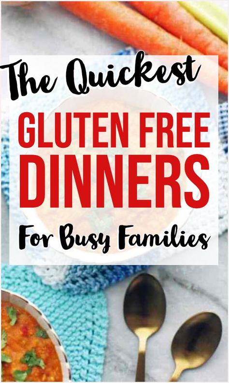 Dinners For Busy Families, Dinners Gluten Free, Gluten Free Dairy Free Dinner, Quick And Easy Weeknight Dinners, Gf Dinner, Gluten Free Dinner Easy, Gluten Free Dinners, Gluten Free Main Dishes, Dairy Free Dinner