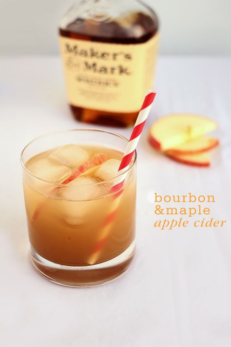 Bourbon Maple Apple Cider Call Drinks, Bourbon Apple Cider, Apple Cider Drink, Thanksgiving Cocktail Recipes, Cider Cocktail, Cider Drinks, Apple Cider Cocktail, Cider Cocktails, Fall Cocktail