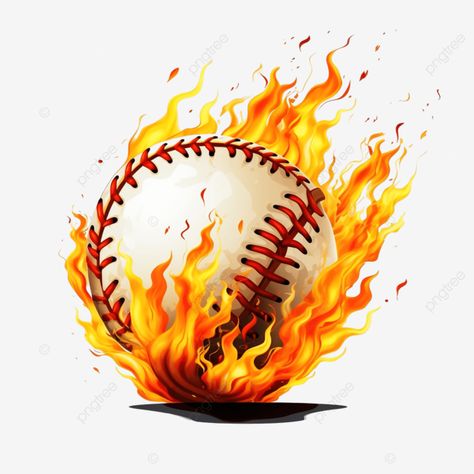 Career Pictures, Flames Png, Cricut Baseball, Fire Ideas, Team Wallpaper, Baseball Art, Baseball Design, Transparent Image, Wallpaper Collection