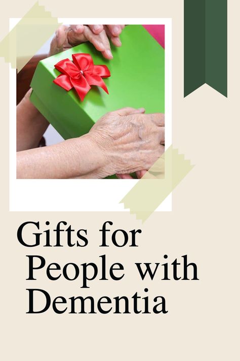 Get 44 gift ideas for people with dementia at all stages. Gifts For Seniors In Nursing Homes, Diy Gifts For Nursing Home Residents, Gifts For People With Alzheimers, Gifts For People In Nursing Homes, Gifts For Blind People, Elderly Gift Ideas, Gifts For Elderly Parents, Gifts For The Elderly, Gifts For Old People