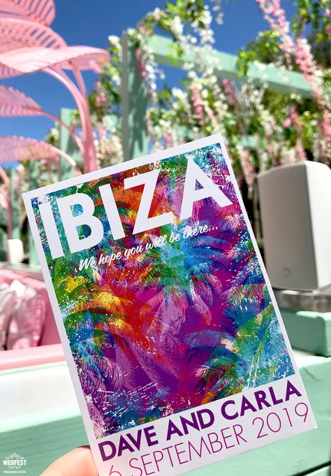 Ibiza Themed Wedding, Ibiza Party Invitation, Wiki Woo Ibiza, Ibiza Wedding Invitations, Ibiza Party Decorations, Ibiza Party Aesthetic, Ibiza Aesthetic Party, Clubbing Ibiza, Ibiza Pool Party