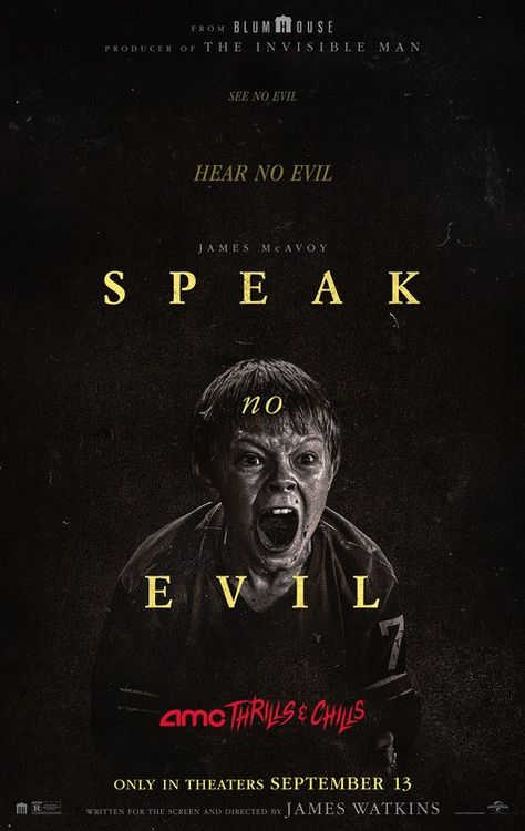 Speak No Evil Movie, Mackenzie Davis, New Movie Posters, Speak No Evil, See No Evil, Invisible Man, Poster Store, No Evil, James Mcavoy