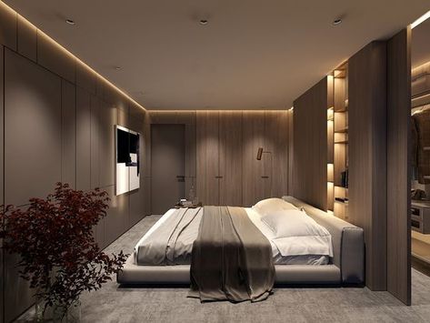 Hotel Bedroom Design, Modern Luxury Bedroom, Modern Bedroom Interior, Luxury Bedroom Master, Bedroom Bed Design, Modern Bedroom Design, Bedroom Furniture Design, Room Design Bedroom, Bedroom Layouts