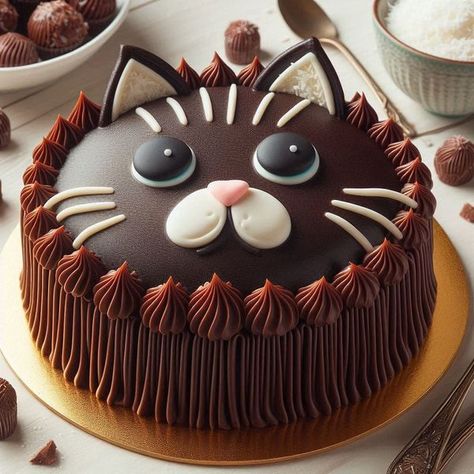 Meow World Mouse Cake Ideas, Black Cat Cake, Animal Cakes, Chocolate Cakes, Mouse Cake, Cat Cake, Cake Decorating Tips, Beautiful Cakes, Decorating Tips