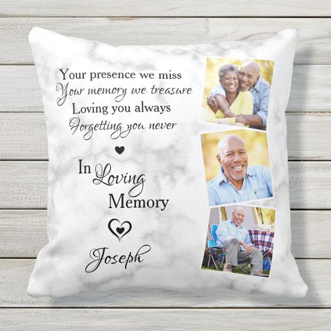 Memorial Pillows, Memories Quote, Remembrance Quotes, Memorial Pillow, Tie Pillows, Top Gifts For Kids, Memory Pillow, Unique Postcards, Photo Quilts