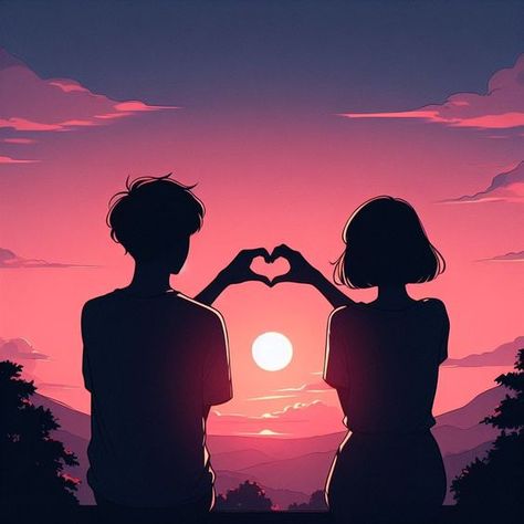 Lofi Couple, Cute Couple Cartoon Romantic, Cartoon Couple Photos, Cute Cartoon Couples Wallpapers, Best Anime Series, Drawings For Him, Images Emoji, The Best Anime, The Promised Neverland