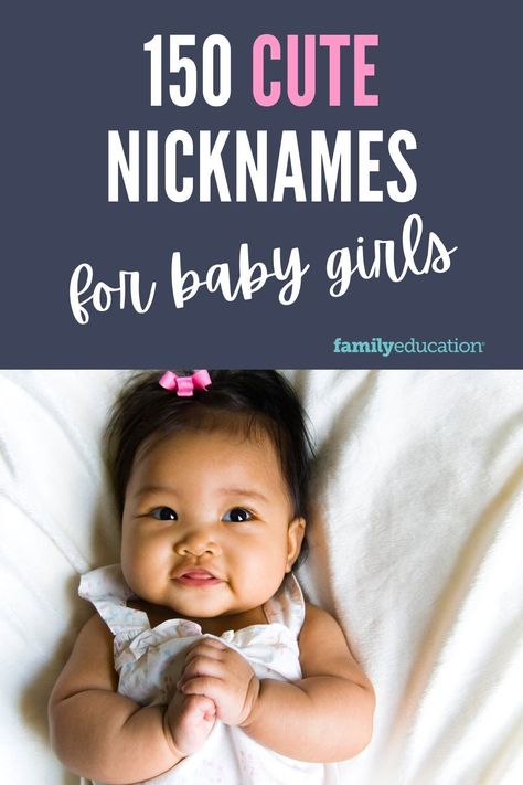 Need some nickname ideas for your little girl? We've got you covered with this list of 150 cute nicknames for girls. Nicknames For Baby, Nicknames For Baby Girls, Nickname Ideas, Indian Baby Girl Names, Baby Nicknames, Indian Baby Girl, Nicknames For Girls, Good Nicknames