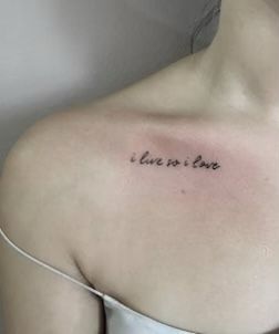 Caller Bones Tattoo, Tattoo Sentences, Collar Bone Tattoo Quotes, Bones Tattoo, Bone Tattoo, Bone Tattoos, Dope Tattoos For Women, Collar Bone Tattoo, Collar Bone