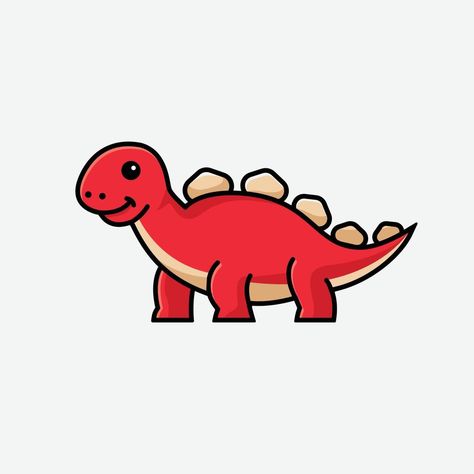 Stegosaurus Drawing, Dinosaur Animation, Cute Stegosaurus, Dino Cartoon, Dinosaur Week, Tulip Drawing, Dinosaur Cartoon, Dinosaur Puzzles, Cute Vector