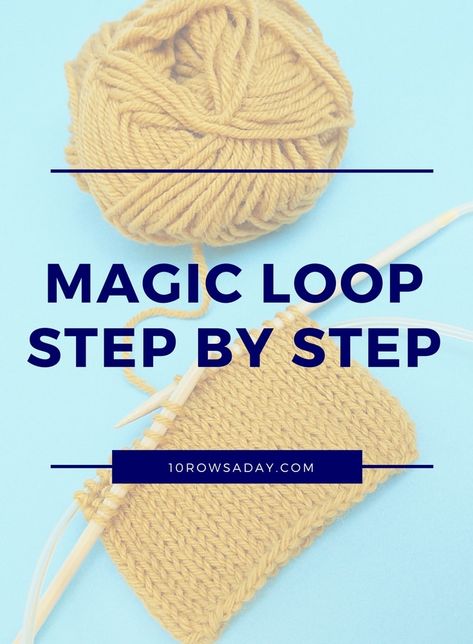 What Is Magic Loop Knitting, Beginner Circular Knitting Pattern, Knitting Magic Loop, Magic Loop Knitting Tutorials, Magic Loop Knitting Socks, Magic Loop Knitting, Knit Tutorials, Knitting 101, Loop Knitting