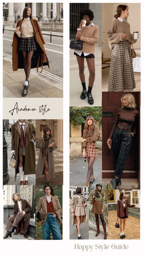 Dark Academia Autumn Outfit, Cozy Dark Academia Outfits, Preppy Academia Outfits, Dark Academia Style Women, Academia Style Outfit, Dark Academia Winter Outfit, Urban Academia, Dark Academia Style Guide, Romantic Academia Outfits