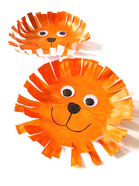 Paper Plate Lion Craft Paper Plate Lion, Lion Craft, Nocturnal Animals, Alphabet Preschool, Busy Toddler, Craft For Kids, Fun Crafts For Kids, Animal Crafts, Paper Plate