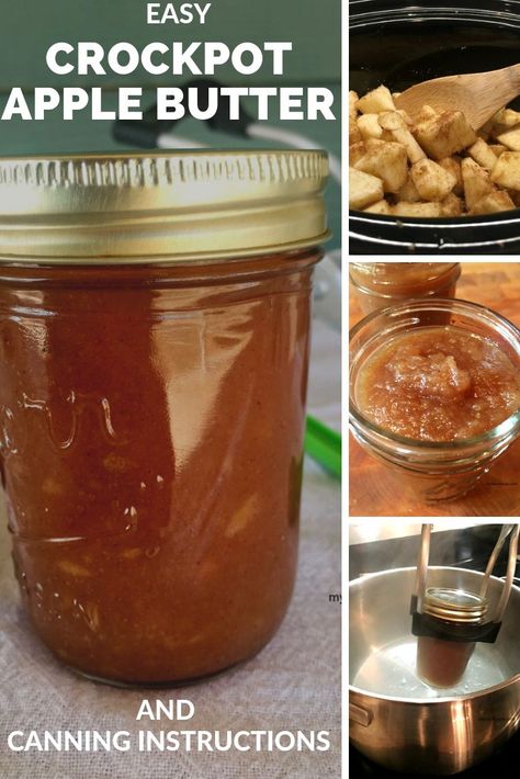 This is an easy slow cooker apple butter or crockpot apple butter recipe plus canning instructions. Use these simple apple butter canning steps to enjoy this sweet treat anytime and other apple butter uses. #SlowCookerAppleButter #CrockpotAppleButter #HowToMakeAppleButter #AppleButterCanning #AppleButterRecipe #MyTurnforUs #AppleButterUses Crockpot Apple Butter Recipe, Crockpot Apple Butter, Crockpot Apple, Apple Butter Crock Pot, Slow Cooker Apple Butter, Apple Butter Recipe, Homemade Apple Butter, Slow Cooker Apples, Apple Sauce Recipes