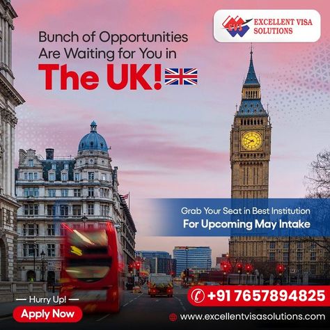 ✅If you have always dreamt of attending a reputable university, then studying in UK is where your dream comes true. ✅UK's education system is comprehensive and adaptable ✅British education offers students the freedom to explore new ideas and creativity ✅Apply with or without IELTS ✅Gap is also Acceptabl 📌Submit your documents today 📲Call us : +91 7657894825 #studyinuk #studyinabroad #uk #studyvisa #visa #study #ukstudyvisa #excellentvisachandigarh #excellentvisasolutions #chandigarh Uk Study Visa Creative Ads, Study In Uk Creative Ads, Uk Education System, Study In Uk, Admissions Poster, Country Studies, Immigration Canada, Graphic Design Brochure, Business Visa