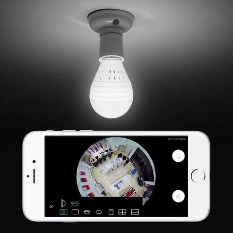 [godeal365]:,Security Camera Hidden Cameras For Home, Creative Inventions, Wireless Home Security Systems, Security Cam, Best Home Security, Security Equipment, Wireless Home Security, Bulb Lamp, Hidden Camera