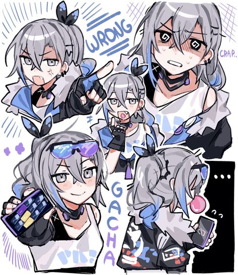 silverwolf . source is linked . Silver Wolf Fanart, Wolf Fanart, Shadow Drawing, Honkai Starrail, Star Trails, Silver Wolf, Wolf Girl, Fav Characters, Anime Artwork Wallpaper