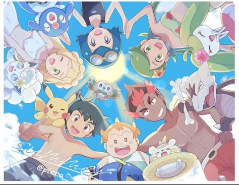 Kiawe Pokemon, Pokemon Vs Digimon, Lusamine Pokemon, Pokemon Ash Ketchum, Pokemon Ash And Serena, Pokemon Firered, Pokemon People, Pokemon Alola, Cool Pokemon Wallpapers