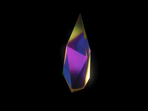 3D Iridescent Crystal - Tutorial by Klarens Malluta Clubbing Background, 3d Mograph, 3d Iridescent, Crystal Tutorial, Scrying Crystal, 3d Crystal, Iridescent Crystal, Event Branding, Gradient Design