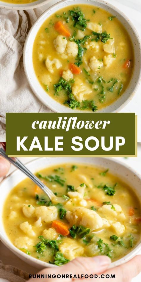 Kale And Chicken Soup Recipes, Healthy Simple Soup, Keto Kale Soup Recipes, Kale Healthy Recipes, Kale Veggie Soup, Veggie Soup With Kale, Recipes For Kale Soup, Soup With Kale Healthy, Clean Simple Eats Recipes Meals