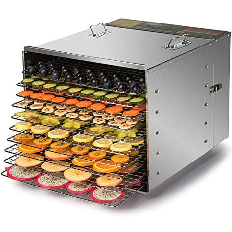 7 Best Food Dehydrators, Plus 2 to Avoid (2020 Buyers Guide) | Freshnss Best Food Dehydrator, Dehydrator Machine, Food Dehydrator Machine, Fruit Dryer, Food Dehydrators, Food Dehydrator, Best Air Fryers, Electric Foods, Dehydrated Food