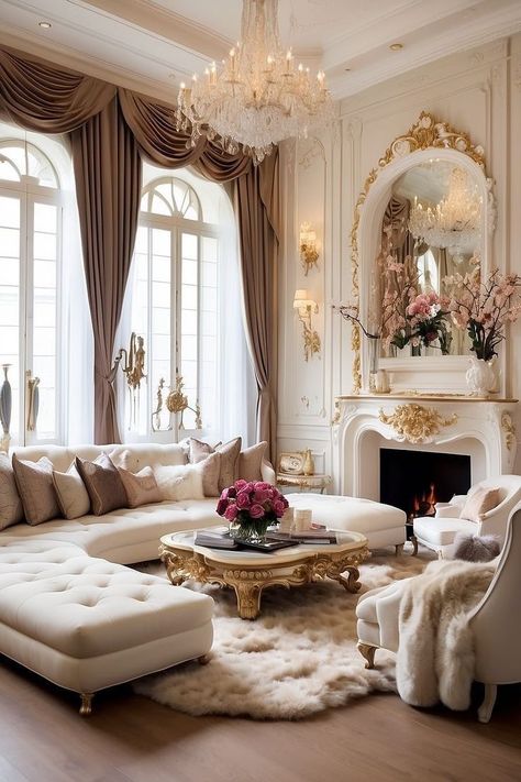 French Living Rooms, Aesthetic Living Room, Room Cozy, Dream House Rooms, Decoration Idea, Dream House Interior, Decor Aesthetic, Design Living Room, Room Aesthetic