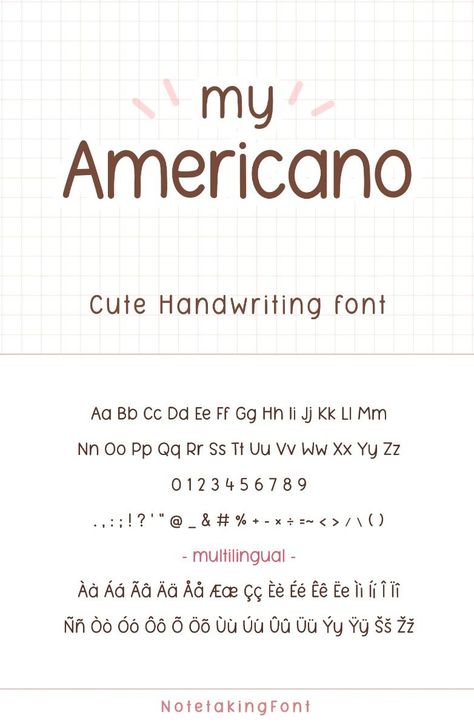 My Americano : Neat Handwriting font for GoodNotes | My Americano - Stylish handwriting font for GoodNotes with over 100 glyphs. Perfect for journaling, planning, and Neat Handwriting Fonts, Notability Fonts, Bullet Journal Fonts Alphabet, Aesthetic Fonts Handwriting, Handwriting Fonts Alphabet, Cute Fonts Handwriting, Goodnotes Fonts, Alphabet Fonts Handwriting, Goodnotes Cute