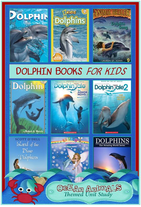 Dolphin Books for Kids Dolphin Books for Kids  {Ocean Animals Unit Study} Dolphin Unit Study, Ocean Classroom, Ocean Unit, Ocean Kids, Homeschool Elementary, Unit Studies, Animal Activities, 3 Boys, Preschool Books