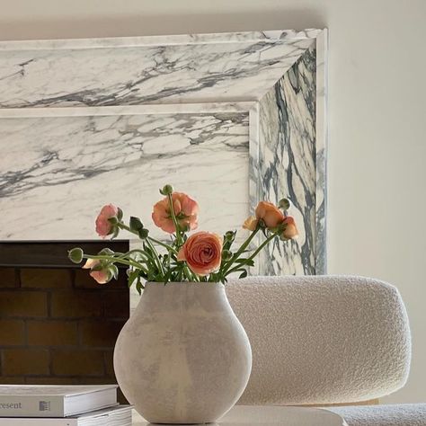 Tamara Magel on Instagram: "Living Room Sagaponack, New York…#gutrenovationhamptons #renovations #sagaponack #hamptonsstyle #hamptonshouse #greenmarble #marblefireplace #hamptonsdesigner #tamaramagel #tamaramageldesign #pierreaugustinrose" Tamara Magel, Hamptons House, Gel Designs, Hamptons Style, Marble Fireplaces, Green Marble, New York, Living Room, On Instagram