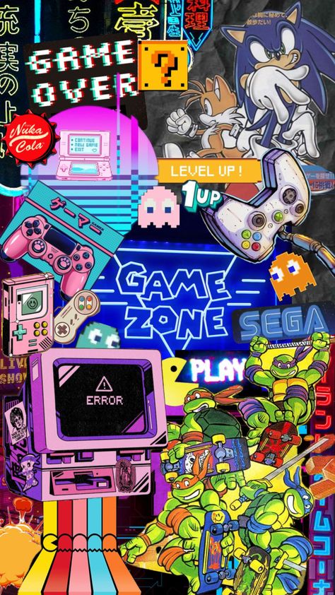 #game #retrogames #retrogaming #games #pcgame #wallpaper #computer #vibes Retro Games Wallpaper, Gothic Artwork, Wallpaper Computer, Cartoon Artwork, Vaporwave Aesthetic, Cool Wallpapers Cartoon, Digital Archives, Gaming Wallpapers, Computer Wallpaper