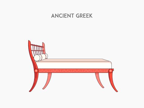 Ancient Greek sofa by Anastasia Khan on Dribbble Greek Furniture, Baby Gender Reveal Party Decorations, Historical Interior, Greek Decor, Ancient Greek Art, Gender Reveal Party Decorations, Greek Style, Greek Art, Antique Design