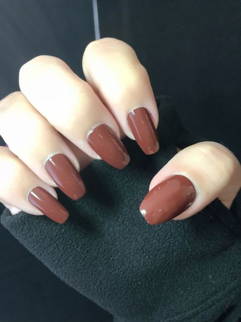 Thanks for the kind words! ★★★★★ "Most lovely rich brown and the formula might be my absolute favorite. Came packaged beautifully and will definitely purchase more polishes from her in the future. 10/10" Kennedy P. https://etsy.me/2UoSYsI #etsy #supplies #brown #womens Different Shade Of Brown Nails, Brown Coffin Nails, Brown Gel Polish, Moms Nails, Frankenstein Costume, Nail Glam, Brown Acrylic Nails, Brown Nail Polish, Brown Nail