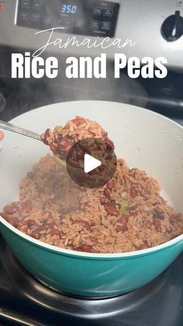 Red Beans And Rice Jamaican, Jamaica Rice And Peas, Jamician Rice And Peas, Rice And Peas Jamaican Canned Beans, Jamaican Rice And Peas With Canned Beans, Jamaican Red Beans And Rice Recipe, Jamaican Beans And Rice, Jamaican Rice And Beans Recipe, Jamaican Rice And Beans