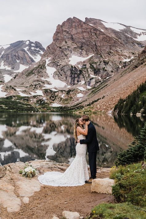 Weddings In The Mountains, Alpine Lake Elopement, Eloped Wedding, Europe Elopement, Antler Tattoo, Lake Elopement, Colorado Mountain Elopement, Hiking Elopement, Intimate Wedding Photography