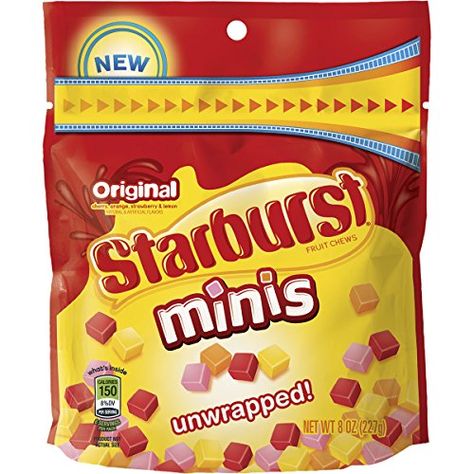 Starburst Minis, Starburst Candy, Fruit Chews, Grocery Foods, Candy Brands, Chewy Candy, Delicious Fruit, Fruit Flavored, Gourmet Recipes