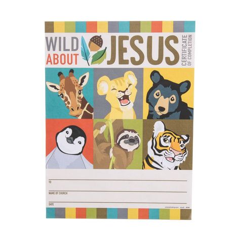 While you're planning your upcoming Wild Encounters Vacation Bible School theme, don't forget about giveaways and mementos! Add these full-color certificates to your VBS supplies, fill them out and hand them out to students as recognition of a job well done! Paper. (25 pcs. per unit) 11" x 8 1/2" © OTC Vacation Bible School Themes, Vbs Themes, Teaching Supplies, School Theme, About Jesus, Certificate Of Completion, Vacation Bible School, Inspirational Bible Quotes, School Themes