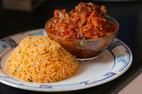 Sierra Leone Recipes, Ghana Jollof Rice, Ghanian Jollof Rice Recipe, Sierra Leone Jollof Rice, Jollof Rice Sierra Leone, Senegalese Jollof Rice Recipe, Jollof Rice Liberian, Sierra Leone Food, West African Food