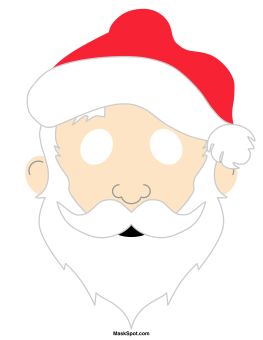 Santa Claus Mask Template Santa Claus Face Template Free Printable, Santa Claus Mask, Christmas Mask Ideas, Christmas Masks For Kids Free Printable, Kids Mask Template Free Printable, Father Christmas Mask, Printable Coloring Masks, Mask Template Printable, Rudolph Red Nosed Reindeer