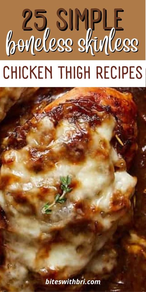 Boneless Chicken Thighs Crockpot, Chicken Legs In Air Fryer, Chicken Thighs Crockpot, Chicken Thighs Instant Pot, Boneless Skinless Chicken Recipes, Chicken Thigh Casserole, Chicken Thighs In Oven, Baked Boneless Chicken Thighs, Boneless Skinless Chicken Thigh Recipes