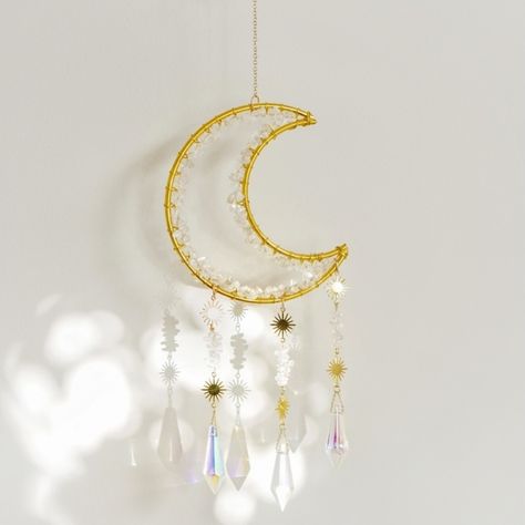 Did you know that along with handmade crystal jewellery, we make gorgeous suncatchers! This is one of my favourites, in crisp Quartz on classic gold. 🌙 . All Xander Kostroma pieces comes loving gift wrapped and come with FREE UK P&P included. . . . . . . . . #xanderkostroma #suncatcher #crystalsuncatcher #quartz #quartzsuncatcher #quartzhealing #quartzcrystal Structured Wiring, Moon Quartz, Crystals Quartz, Window Suncatchers, Moon Crescent, Handmade Crystal Jewelry, Crescent Shape, Loving Gifts, Crystal Suncatchers