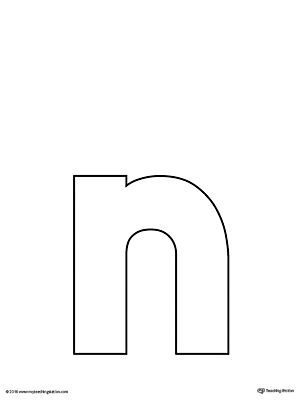 Lowercase Letter N Template Printable Worksheet.The Lowercase Letter N Template is an ultra useful, all-purpose letter template designed for use in a variety of crafts and activities to complement your alphabet studies. Letter N Template, Letterland Activities, Montessori Alphabet, Alphabet Writing Worksheets, Alphabet Letter Templates, The Letter N, Design Alphabet, Letter Templates Free, Easter Templates