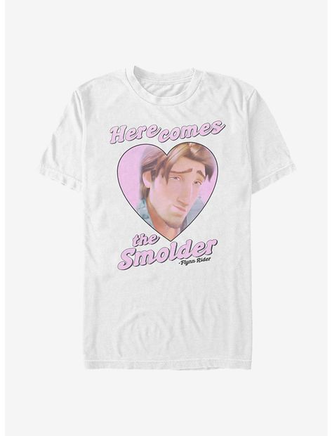 Disney Tangled Smoulder T-Shirt Disney Shirts For Disney World, T Shirt Character Design, Tangled Shirts Disney, Tangled Merch, Disney In January Outfits, Rapunzel Clothes, Mens Disney Shirts, Disney World Fits, Disney Must Haves