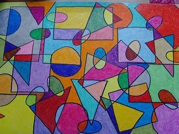 Elements of design - shape - This drawing illustrates the 2d shapes of triangles, squares, circles and rectangles all spread throughout the drawing. Kindergarten Art Activities, Art Test, Shape Collage, Geometric Shapes Art, Art Elements, Shape Art, Elements Of Art, Drawing Artwork, Op Art