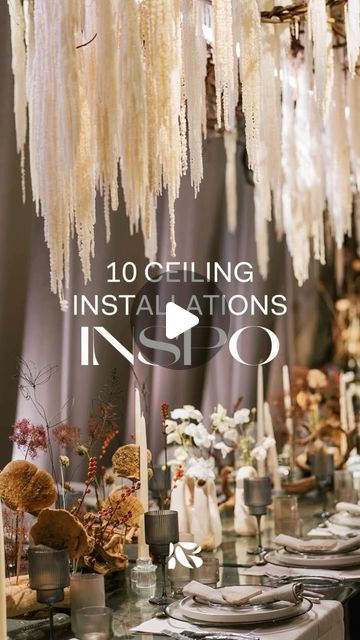 Birch Event Design on Instagram: "Endless possibilities for the perfect ceiling statement! From floral cascades to dramatic drapes, there are so many ways to elevate your space. Which one speaks to you? ✨ 

#CeilingGoals #DesignInspo #CreativeSpaces #eventdesign" Hanging Installation, Endless Possibilities, Design Inspo, Event Design, Ceiling, Floral, On Instagram, Instagram, Design