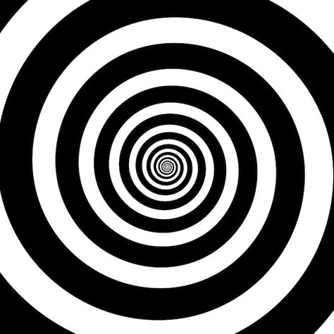 Vector black and white hypnotic optical ... | Premium Vector #Freepik #vector #spiral-line #black-line #stripes #op-art Spiral Background, Spiral Line, Web Blog, Optical Illusion, Op Art, Optical Illusions, Premium Vector, Black And White, Quick Saves