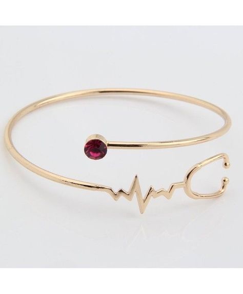 Doctor Jewelry, Science Jewelry, Medical Jewelry, Pretty Jewelry Necklaces, Bracelets Women, Bracelets Bangle, Medical Bracelet, Bracelet Heart, Gold Ring Designs